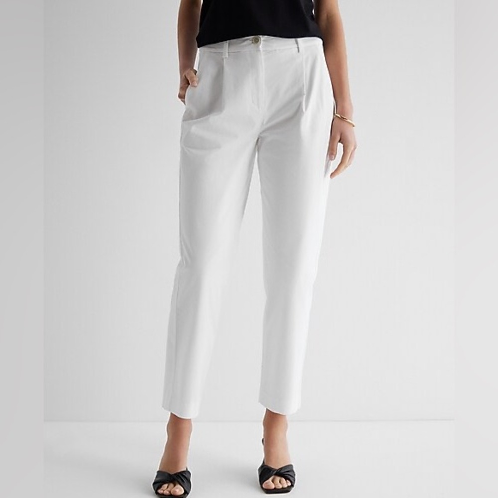 Express High Waisted Pleated Pants 8R